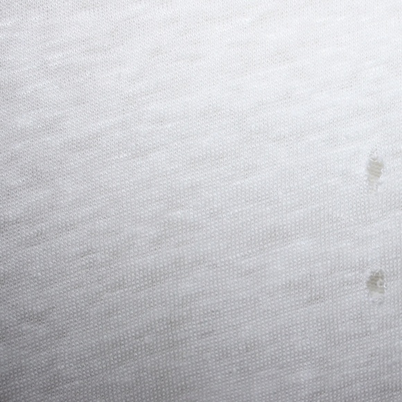 Zara Distressed Linen Tee - Picture 3 of 4